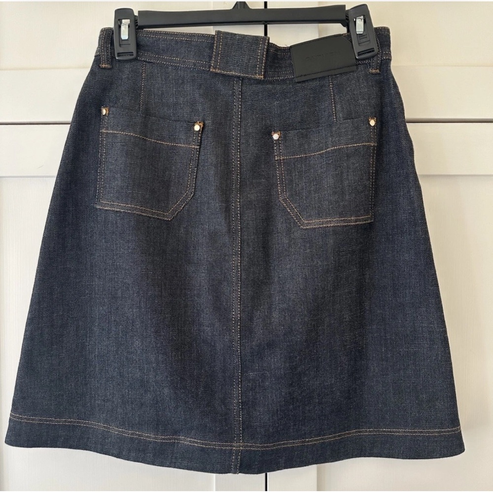 CARVEN PARIS Dark Denim Jean Skirt | FR 38 US 6 - Picture 4 of 15
